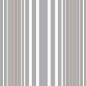 Vertical Stripe Gradation in Gray & Taupe