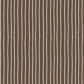 Stripey Stripes in Dk Brown 1.5 x 4.5