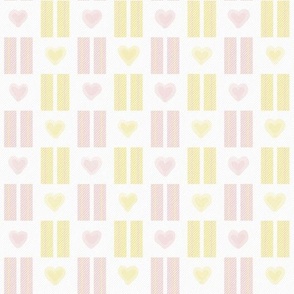 Butter Piglet Stripes and Hearts
