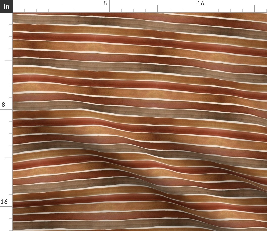 Copper Ombre Stripe dense 9in