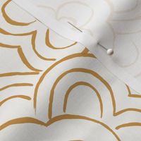 Deco-flower-tile white 12in fabric