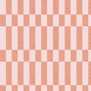 tall soft pink check with speckles