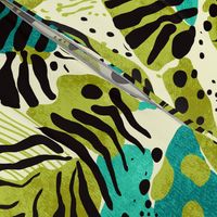 Abstract Animal Print in Hawaiian Colors by kedoki