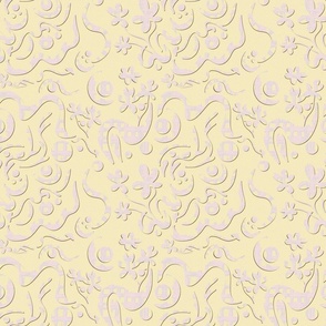 yellow and pink pattern