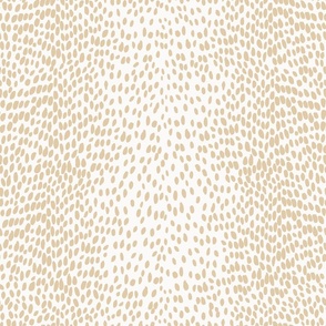 Leopard Texture Beige Off White Large
