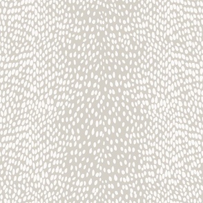 Leopard Texture Off White Grey Large