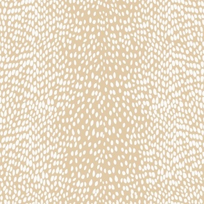 Leopard Texture Off White Beige Large