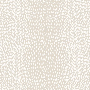 Leopard Texture Off White Tan Large