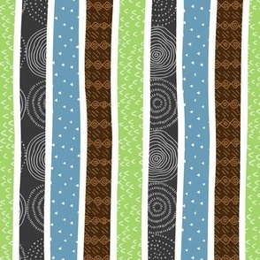 Big Bear Camp Stripes (coordinate for quilt A) ROTATED