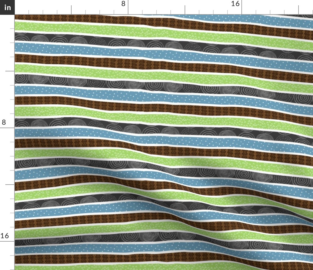 Big Bear Camp Stripes (coordinate for quilt A) smaller