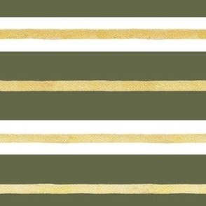 Olive Retro Stripe - Angelina Maria Designs