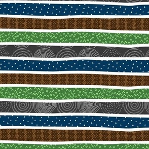 Big Bear Camp Stripes (coordinate for quilt B) smaller