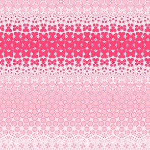 Pink and White Morphing Pattern