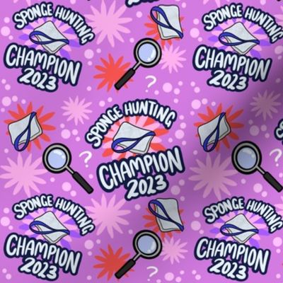 2023 Sponge Hunt Champion Pink