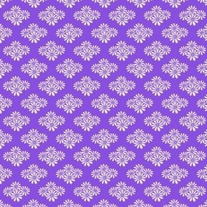 Daisy Diamonds Lilac - mini scale - mix and match