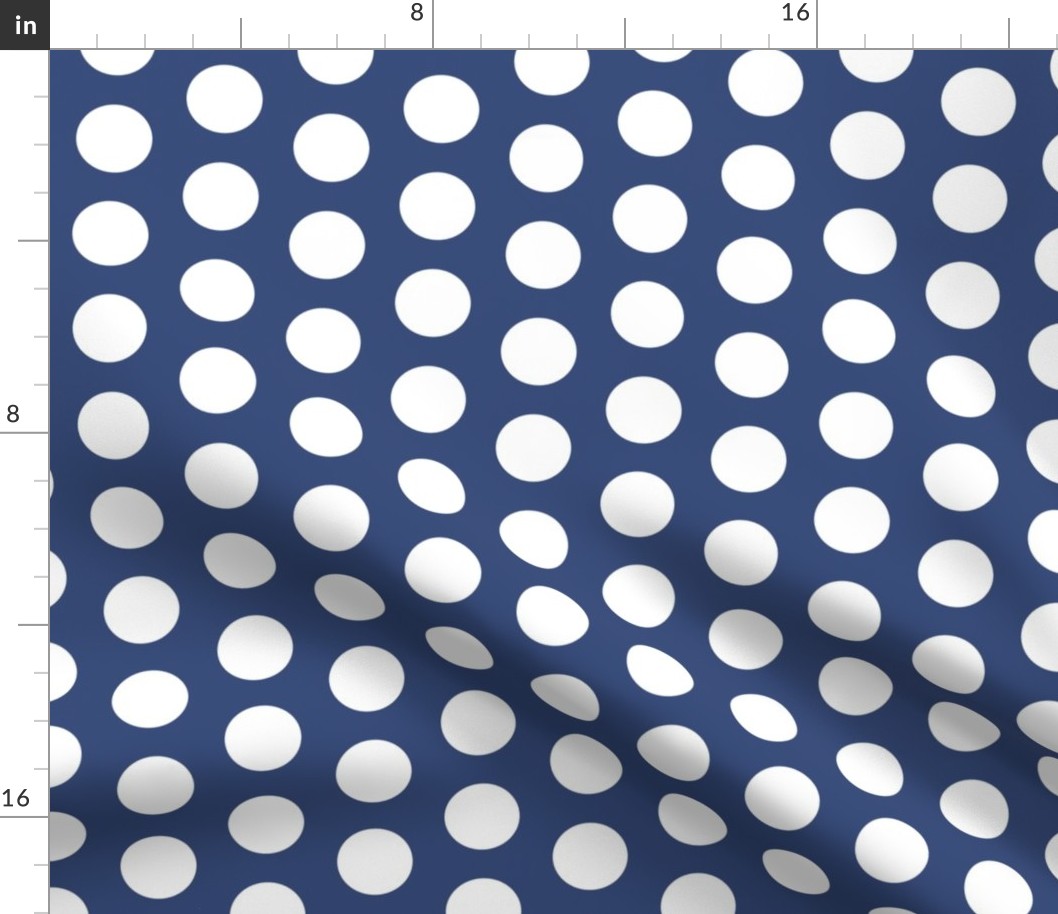 Big Polka Dot (Navy & White)