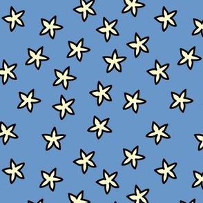 Ocean Animals // Starfish on Blue
