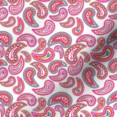 Modern Paisley White