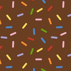 Sprinkles Colorful on Chocolate No Outline- Small Print