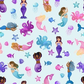 Mermaid Magic Seafoam - Angelina Maria Designs