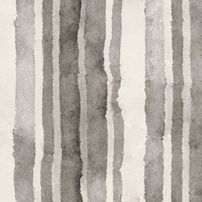 Vertical Striped Watercolor Pattern In Neutral Grey Colors