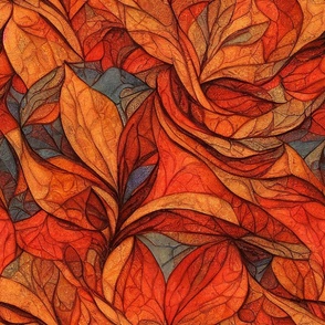 Orange Autumn Leaves