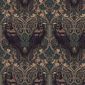 Art Nouveau Crows