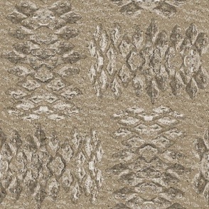 Pine Cone Basket Weave Texture Blended Artistic Monochromatic Nature Neutral Interior Earth Tones Mushroom Brown Gray Beige Taupe 9D8C71 Subtle Modern Abstract Geometric