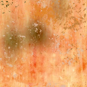 faux-painted-wall-oranges-pink-tan