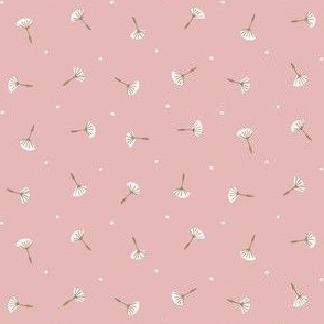 Dandelion Fluff | Coral Pink | Nature Inspired