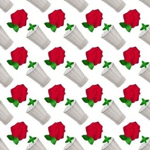 Juleps and Roses - Small White