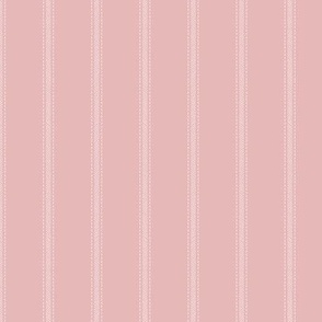 Ticking Stripe in Pink