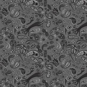 new paisley grayscale