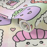 Kawaii Sushi: Pastel (Large Scale)