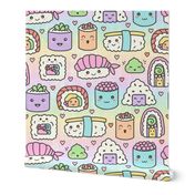 Kawaii Sushi: Pastel (Large Scale)