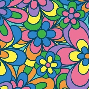 Funky Floral (Large Scale)