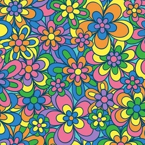 Funky Floral (Medium Scale)