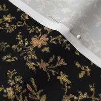 Rose Tapestry Black