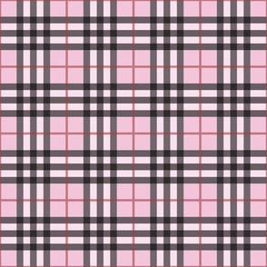 Pink Plaid Pattern