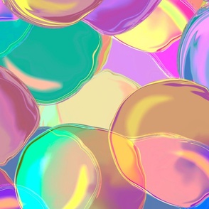 [Large] Bubble Bath Colorful 