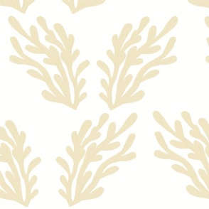 Golden Classic Coral, Hand Painted Gold Coral, Beach and Ocean, Coral Wallpaper, Coastal Home Decor, Nautical Decor, Nautical Fabric, Gold Coral Fabric, Under The Sea, Stylish Home Decor, Preppy Ocean, Serene Beach, Gold Seaweed