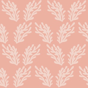 Pink Classic Coral, Hand Painted Pink Coral, Beach and Ocean, Coral Wallpaper, Coastal Home Decor, Nautical Decor, Nautical Fabric, Pink Coral Fabric, Under The Sea, Stylish Home Decor, Preppy Ocean, Serene Beach, Pink Seaweed