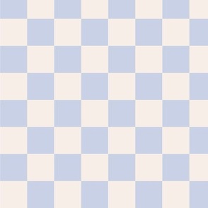 Powder blue checkerboard 2x2