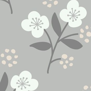 2731 E Large - hand drawn ditsy flowers