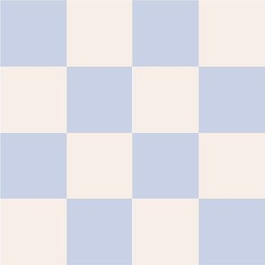 Powder blue checkerboard 