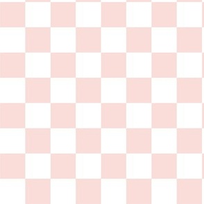 Pink and white checkerboard xsmall 2 inch repeat