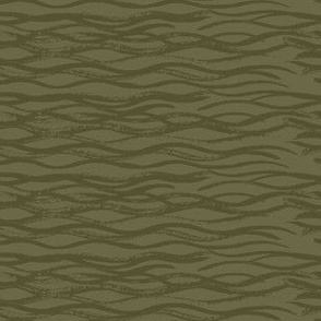 ABSTRACT LINEAR WAVE DRAWN TEXTURE-GREEN COMBO