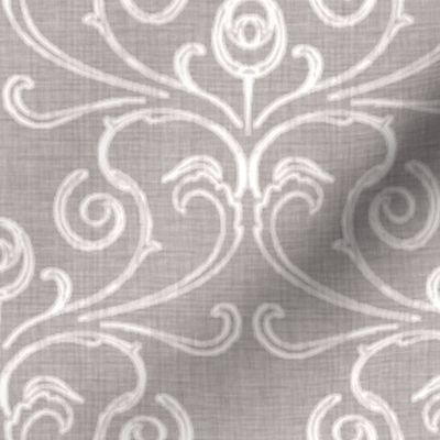 Custom - Faded French Rose - Silver Grey