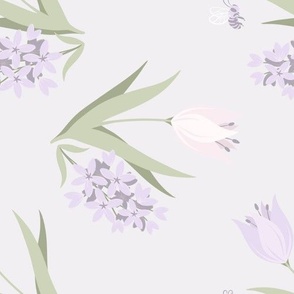 Bee & Tulip // Lavender Little Girl // JUMBO