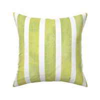 Watercolour Candy Stripe Spring Green large 2 inch stripes